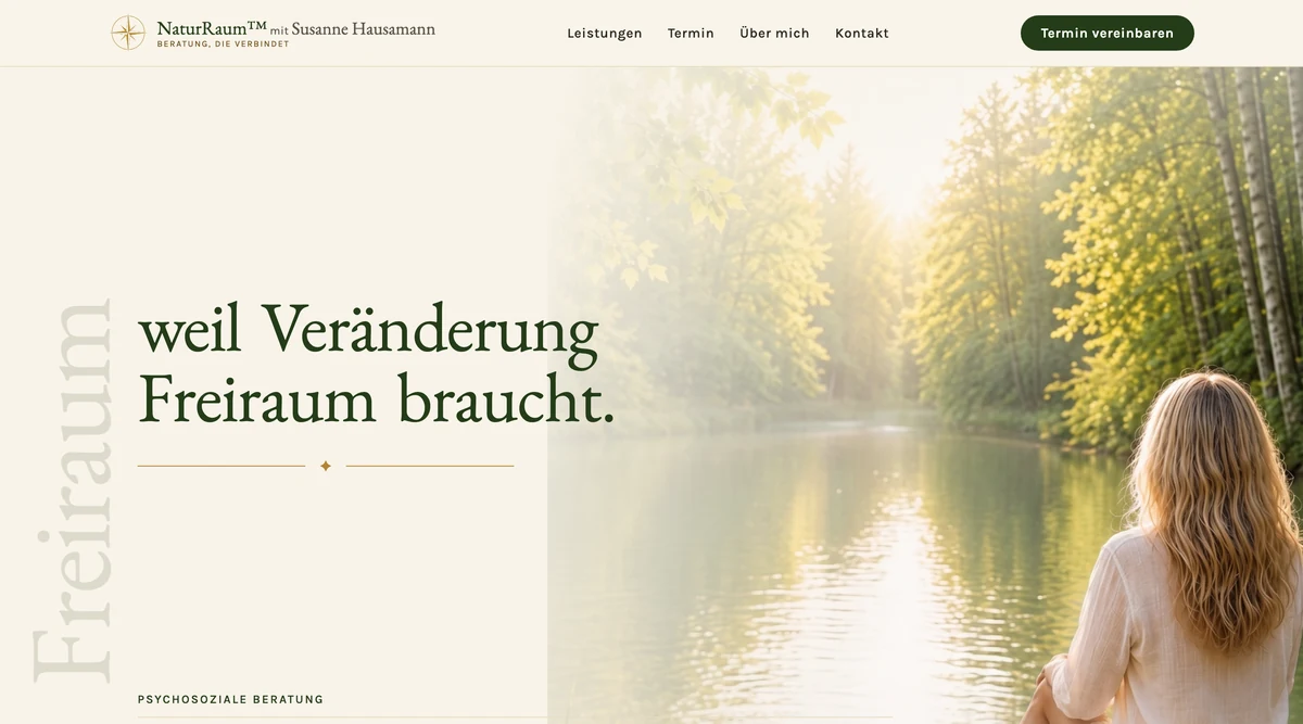 Bildschirmfoto von susannehausamann.at